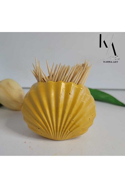 KARRA Concrete Decorative - Toothpick Vase and Toothpick Holder