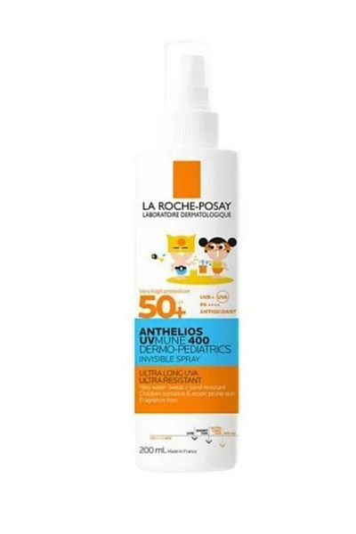 La Roche Posay Anthelios Dermo-Pediatrics Invisible Spray SPF 50 200ml | Kids’ Sun Protection