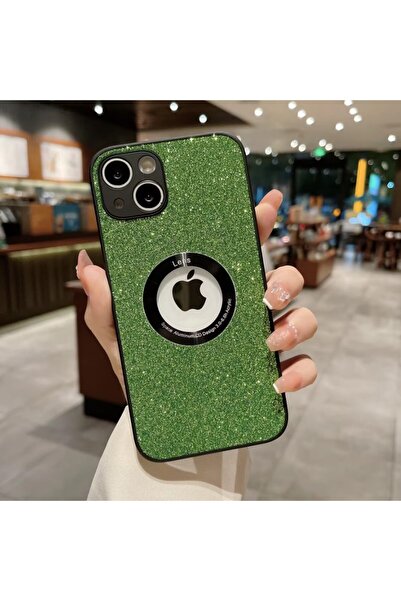 REDz Accessories Блестящ калъф, Блестящ предпазител, За iPhone 14 Plus, Изрез...