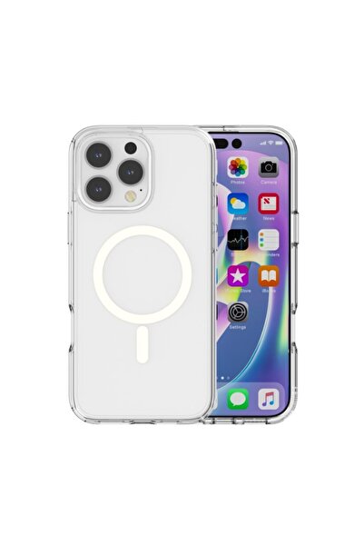 REDz Accessories Carcasă MagSafe pentru iPhone 16 Pro, încărcare wireless, tr...