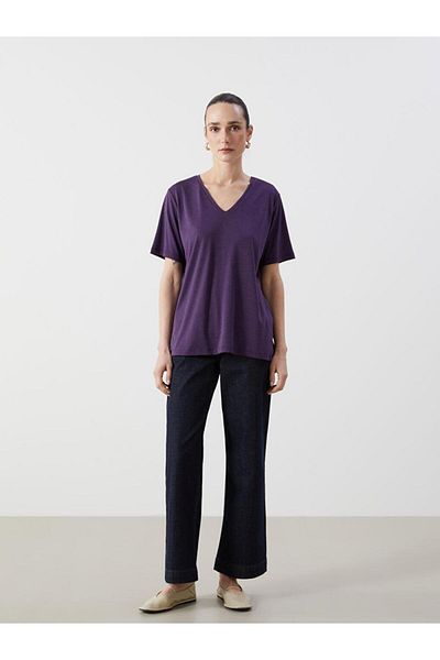LC Waikiki Tricou pentru femei cu decolteu în V (S5)