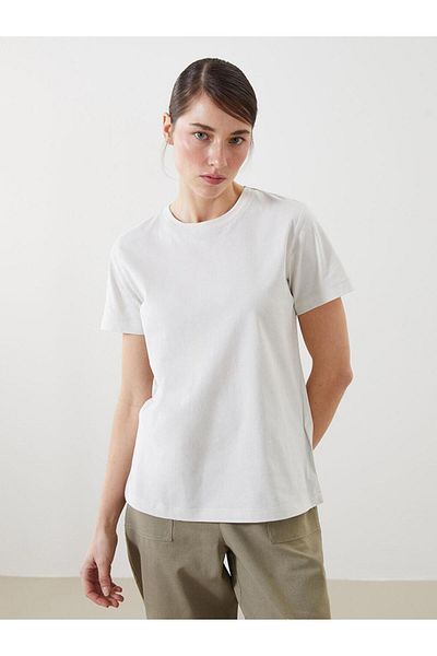 LC Waikiki Lcw Vision Stone Color Crew Neck Women's T-Shirt