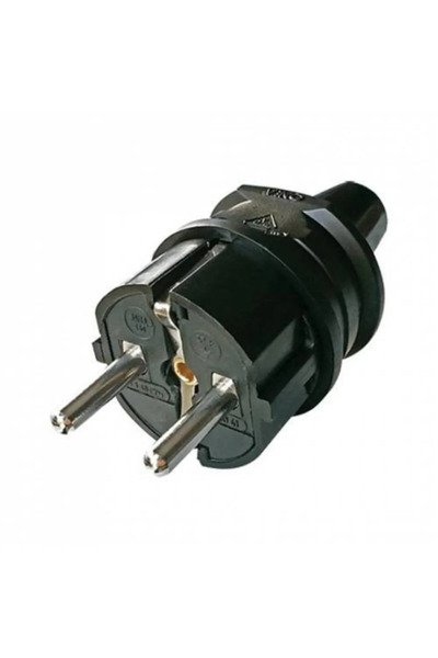 VİKO Erkek Topraklı Siyah Elektirik Fişi