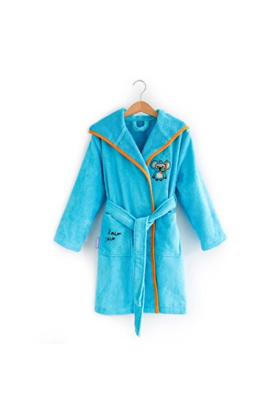 Milk & Moo Milk&moo Kadife Çocuk Bornoz Cool Koala 5-6 Yaş