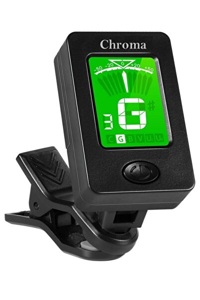 Chroma Akort Cihazı Aleti Tuner (TÜM ENSTRÜMANLARA UYGUN) Saz Gitar Keman Ukulele Akord Aleti