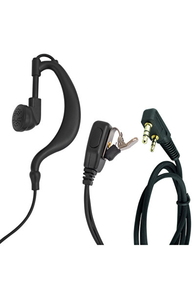 Powermaster Wln PMR-446 C Tipi Kulak Üstü EL Telsizi PTT Mikrofonlu Kulaklığı...