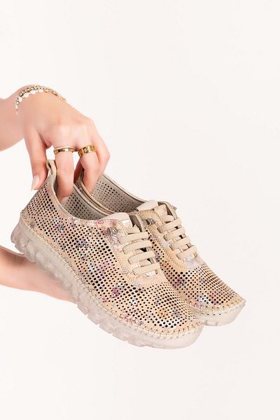 Gondol Pantofi de vară din piele naturală, confortabili, flexibili, cu talpă ușoară, kla.3623