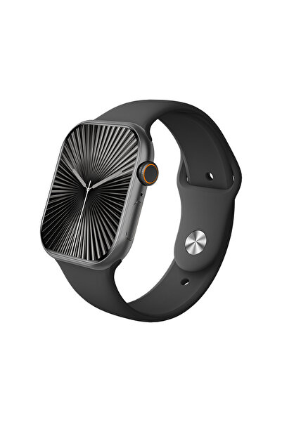 Lapas LW-01 iOS ve Android Destekli Akıllı Saat IPX7 Sertifikalı Siyah