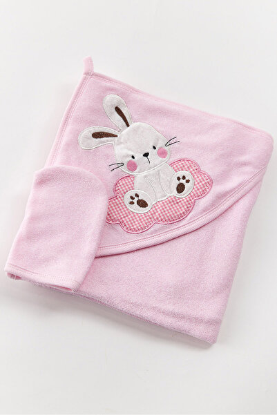 Mini Love Baby Fashion TAVŞAN NAKIŞLI HAVLU SİLGİ