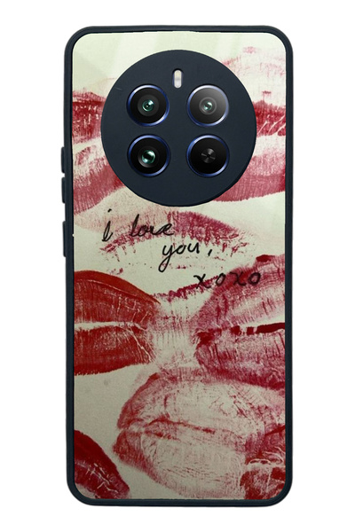 Spoyi Oppo Realme 12 Pro I Love You Design Glossy Phone Case
