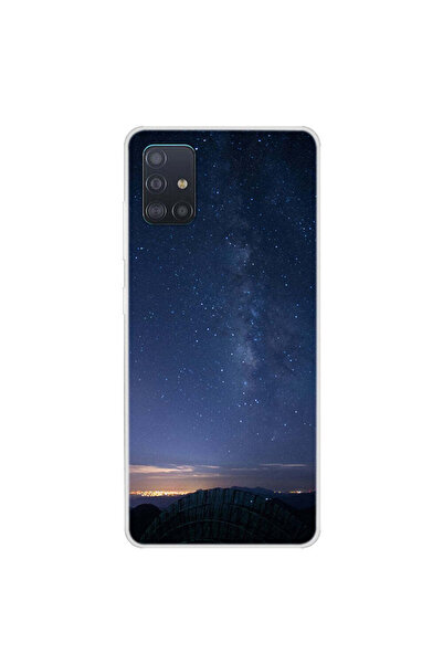 REDz Accessories Θήκη συμβατή με το Samsung A71 μοντέλο Night Skyline, σιλικό...