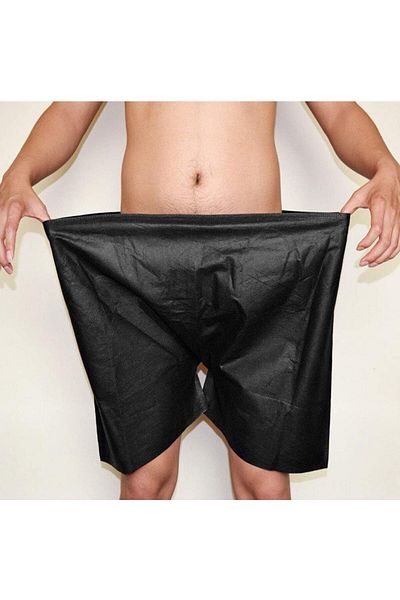 LA PERLA TECH Disposable Men's Non- woven Boxer Shorts, Spa and Salon Equipment black 100 pics