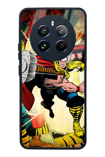Spoyi حافظة هاتف لامعة بتصميم Thor لهاتف اوبو ريلمي 12 برو بلس