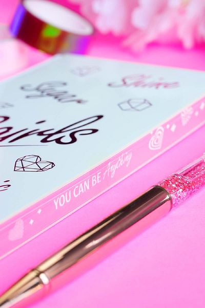 Victoria's Journals SGirls Σκληρό εξώφυλλο Αχρονολόγητο Planner Αγγλικά 9x18,5 cm 100gr. 160 Σελίδες