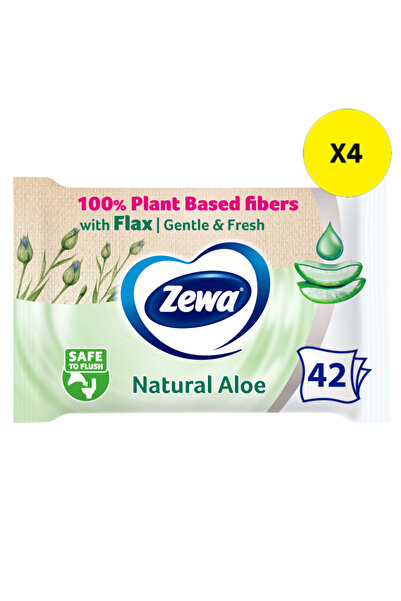 Zewa X4-ZEWA HARTIE IGIENICA UMEDA 42BUC ALOE VERA