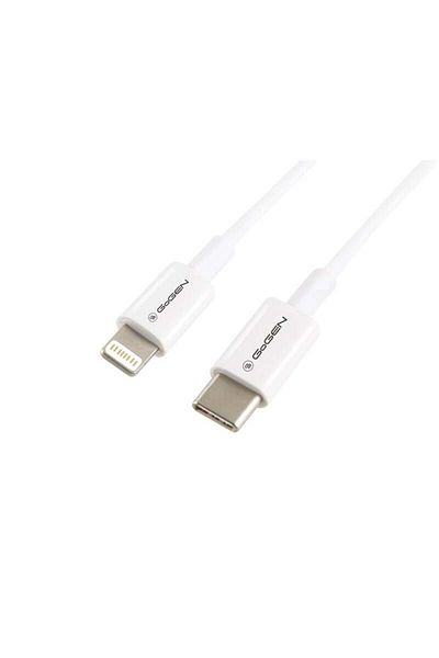 Gogen Charging and Data Transfer Cable, Usb-c to Lightning, 2 Meters, White