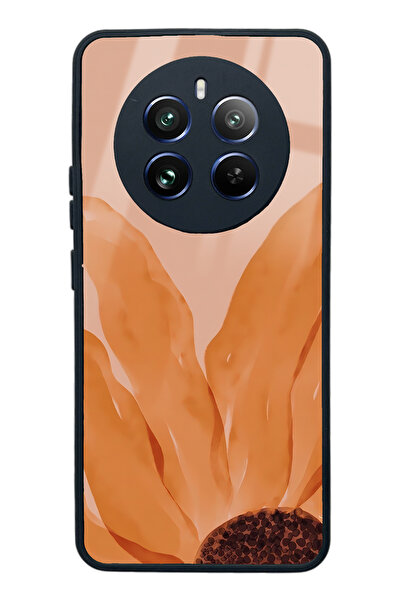 Spoyi حافظة هاتف لامعة لهاتف اوبو ريلمي 12 برو بلس بتصميم شمس بألوان مائية