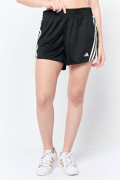 adidas Women Sportswear Fit 3 Inseam Brand Logo Training Shorts, Black