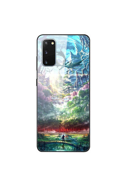 REDz Accessories Carcasă compatibilă cu Samsung S20 modelul Worderland, antiș...