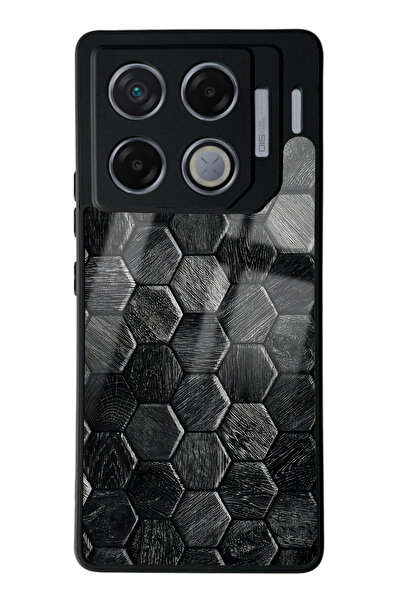 Spoyi İnfinix GT 20 Pro Taşlar Tasarımlı Glossy Telefon Kılıfı