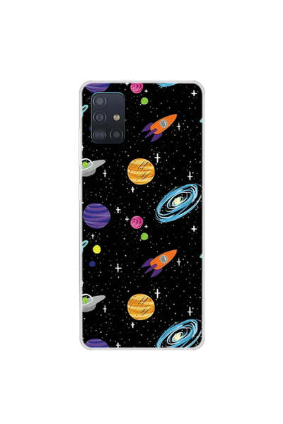 REDz Accessories Carcasă compatibilă cu Samsung A71 model Planets, silicon, r...