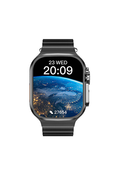 Lapas LW-03 iOS ve Android Uyumlu Akıllı Saat TFT Ekran Siyah