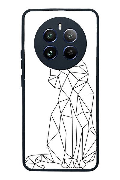 Spoyi حافظة هاتف لامعة بتصميم رسم قطة لهاتف اوبو ريلمي 12 برو بلس