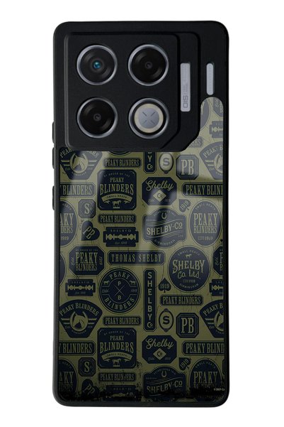 Spoyi حافظة هاتف لامعة بتصميم ورق حائط لهاتف انفينيكس GT 20 Pro Peaky Blinders