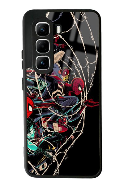 Spoyi Infinix Hot 50 Pro Spider Earth Design Glossy Phone Case