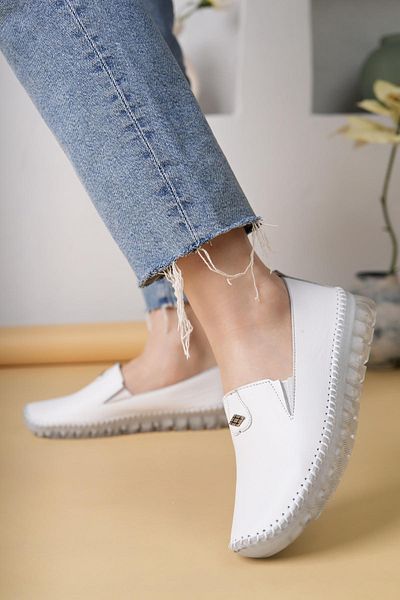 PATRON SHOES Pantofi de dama cu talpa transparenta din piele naturala