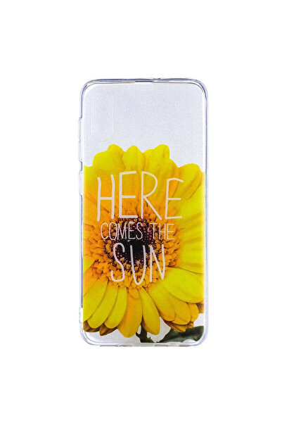 REDz Accessories Кейс, съвместим с Samsung A50, с шарка на слънчогледи, ударо...