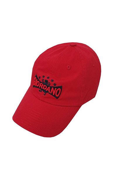 Giordano Cotton 3D Embroidered Cap: Classic Style, Premium Detailing