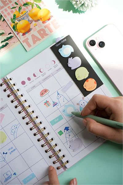Victoria's Journals Mini Post-It 4 Colours X 20 Sheets