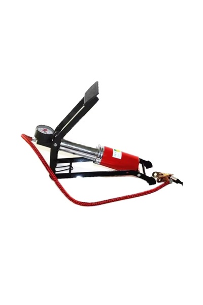 layfhex Ayak Hava Pompası Oto Araç Lastik Pompası Top Lastik Bisiklet Motosik...