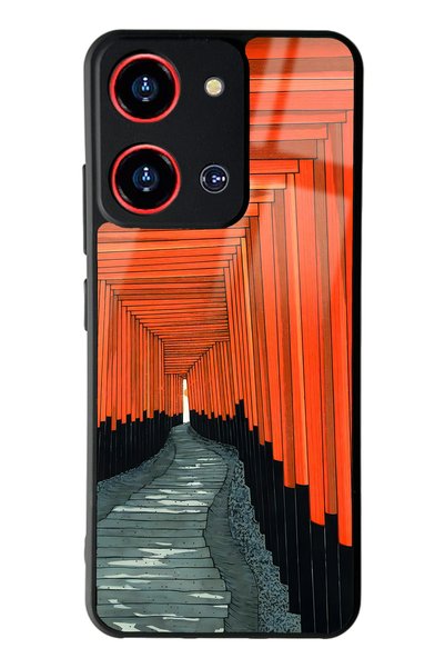 Spoyi Reeder S19 Max Pro S Zoom Glossy Phone Case with Pastel Windows Design