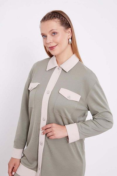 Levidor Women's Button Detailed Trousers Set