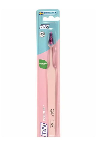 TePe Color Compact Ultra Soft Toothbrush Light Pink