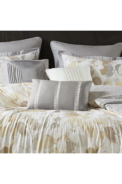 Orange Bed & Bath Patia | Double Duvet Set 11 Pieces - Gray