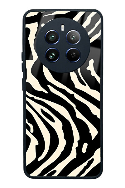 Spoyi Oppo Realme 12 Pro Plus Zebra Tasarımlı Glossy Telefon Kılıfı