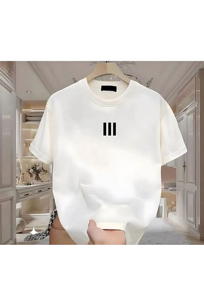 EQİ Men's T-Shirt with 3 Stripes