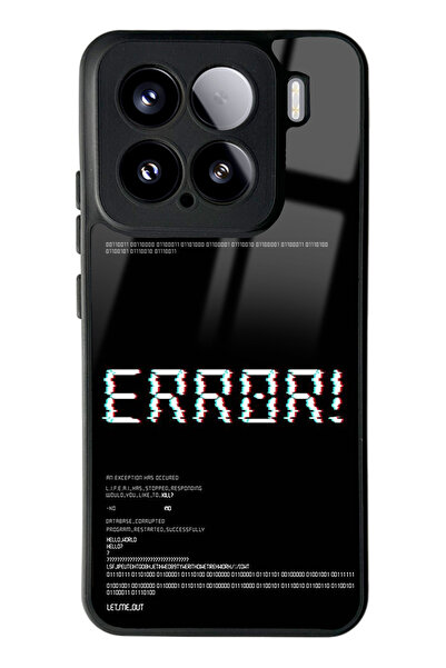 Spoyi Xiaomi Mi 15 Error Tasarımlı Glossy Telefon Kılıfı