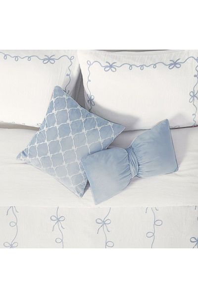 Orange Bed & Bath جيميني | طقم لحاف مزدوج ٥ قطع - أزرق