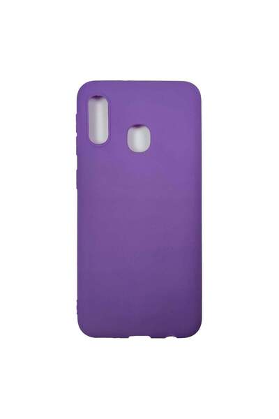 REDz Accessories Carcasă compatibilă cu Samsung A20e, mată, silicon, TPU violet