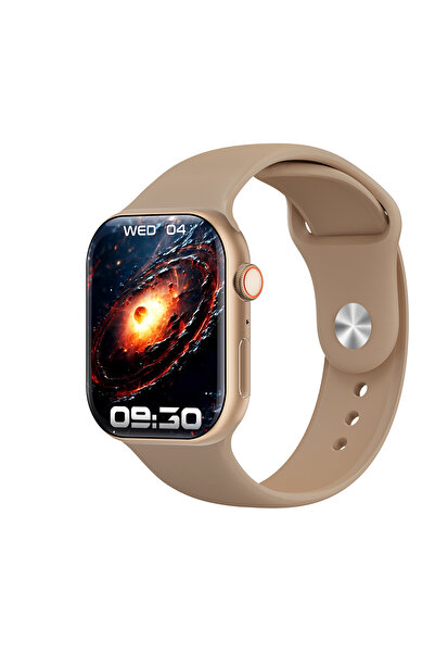 Lapas LW-01 iOS ve Android Destekli Akıllı Saat IPX7 Sertifikalı Gold