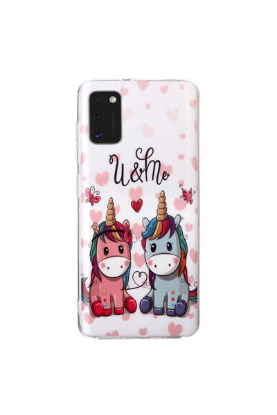 REDz Accessories Carcasă din silicon compatibilă cu Samsung A41, model fosfor...