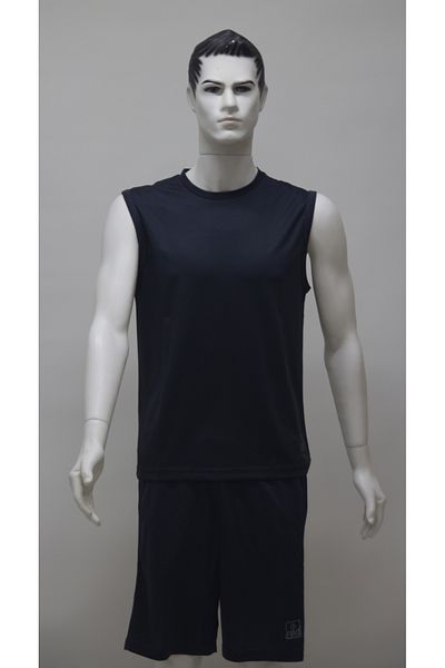 rood Unisex Sports Short Sleeve Tank Top