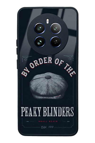 Spoyi Oppo Realme 12 Pro Peaky Blinders Cap Design Glossy Phone Case