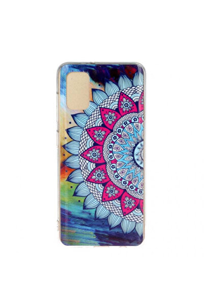 REDz Accessories Carcasă compatibilă cu Samsung A41 model Mandala, fosforesce...