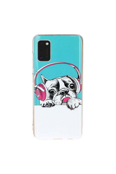 REDz Accessories Case Compatible with Samsung A41 Lovely Music Phosphorescent Model, Shockproof Multicolor