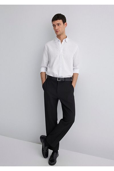 Mavi Striped Gray Shirt Regular Fit 0211566 -70096